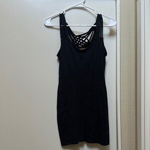 Black Strappy Dress